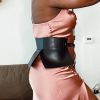 Kiara ceinture en cuir femme corset