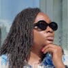 onah lunettes de soleil ovales type celine à petit prix couleur noir et leopard