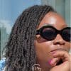onah lunettes de soleil ovales type celine à petit prix couleur noir et leopard