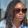 Iniva lunettes de soleil cats eyes type ysl à petit prix couleur noir et leopard