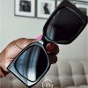 Iniva lunettes de soleil cats eyes type ysl à petit prix couleur noir et leopard