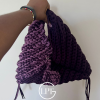 sac tricoté a la main laine recyclée ekedi la petite touche glamour